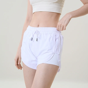 Sports <b>Shorts</b> <b>Women</b> Summer Quick-drying Running <b>Basketball</b> Fitness Pants Anti-exposure Three-point Pants High-waist Yoga Pants - Product Image 3