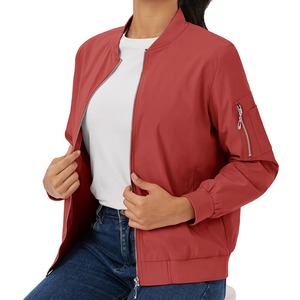 Quantité en vrac emballage personnalisé femmes bombardiers/100% respirant femmes prix le plus bas confortable bombardiers personnalisés - Product Image 3
