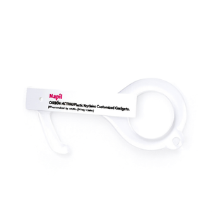Portachiavi in Plastica Anti-Contatto Personalizzati Napil, Gadget su Misura - Product Image 2