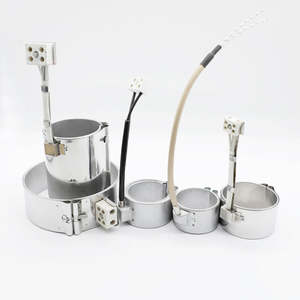 Élément chauffant à bande pour moulage par injection, anneau chauffant en mica avec thermocouple 380V, acier inoxydable, machine plastique - Product Image 2