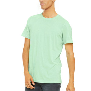 Camiseta básica de algodón 100% para hombre, con cuello redondo Camiseta lisa de manga corta, camisetas informales de ajuste Regular, Camiseta de algodón puro sólido - Product Image 6