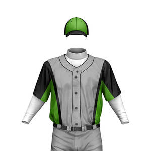 Best Selling Product Baseball Uniform Professional Manufacture Team Wear Baseball Jersey And Pant Set In Solid Color - Product Image 4
