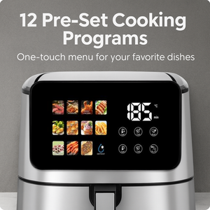 <span class=keywords><strong>Friggitrice</strong></span> digitale elettrica con finestra visiva personalizzabile 8l <span class=keywords><strong>ad</strong></span> <span class=keywords><strong>aria</strong></span> calda a doppio riscaldamento <span class=keywords><strong>senza</strong></span> <span class=keywords><strong>olio</strong></span> Touchscreen - Product Image 4