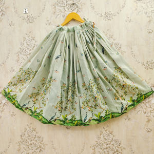 Lehenga Choli Tradicional de Jaipur para Niñas de 2 a 8 Años, Diseño Étnico, Listo para Usar, Poliéster, Largo hasta el Suelo, Materiales Reciclados - Product Image 6