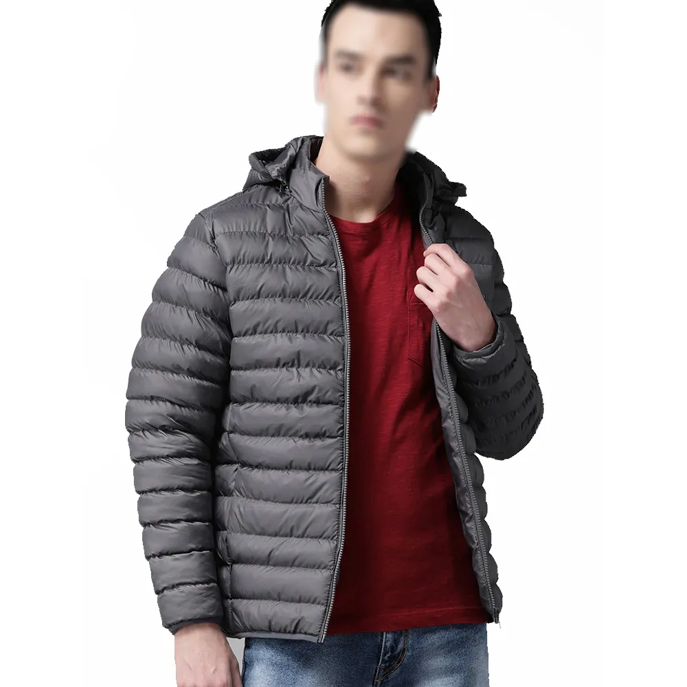 Mantel bergaya kustom produsen Jaket pria mantel gelembung empuk tebal hangat jaket puffer musim dingin untuk pria 2023