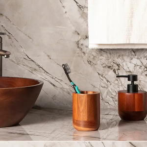 Soporte de cepillo de dientes artístico para un estilo de baño elegante y funcional soporte de cepillo de dientes minimalista para uso diario hecho a mano - Product Image 3