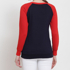 Tous les sweatshirts à col ras du cou pour femmes Raglan brodé Terry 300g Poids du tissu Impression numérique Hiver Casual Manches complètes - Product Image 2