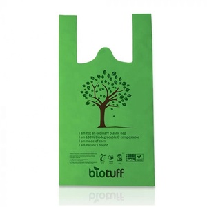 Sacs en plastique biodégradables pour t-shirts 100%, transport de sacs en plastique pour t-shirts HDPE/IDPE personnalisés et respectueux de l'environnement - Product Image 1