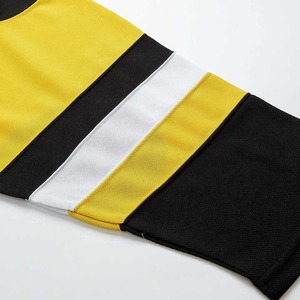 Diseña tu Propia Camiseta de Hockey sobre Hielo o Fútbol Sublimada, Camiseta de Hockey sobre Hielo Dorada con Logotipo Sublimado Personalizado - Product Image 6