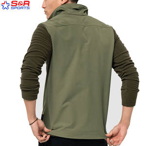 <b>Men</b> Softshell Vest Outerwear Windproof Sleeveless Lightweight Jacket Casual Full Zip Pockets <b>Coat</b> for Golf Running Hiking - Product Image 5