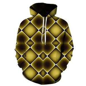 Nuevo bloque de color patrón geométrico Sudadera con capucha hombres señoras niños 3D impresión Casual moda calle sudaderas ropa ligera - Product Image 5