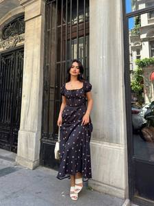 Elegante Vestido Midi Casual de Verano con Tirantes Ajustables en los Hombros, Tela Satén Ligera para Uso Diario o en la Playa - Product Image 2