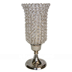 Portavelas de huracán, diseño personalizado, portavelas de huracán con cuentas de cristal para boda, hogar, mesa, centro de mesa decorativo - Product Image 5