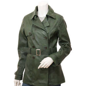 Vestes en cuir pour femmes, prix de gros, couleur personnalisée, fabrication en usine, légères - Product Image 1