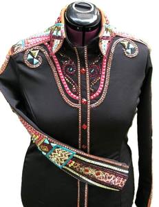 Chaqueta ecuestre de cierre de cremallera elegante y elegante de primera calidad para equitación occidental Suministro ODM transpirable - Product Image 1