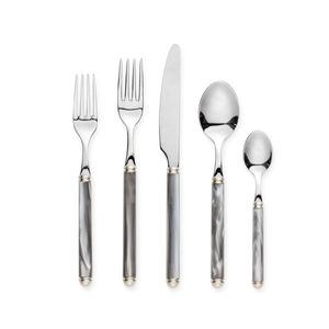 Juego de cubiertos de 4 piezas chapadas en oro real con diseño americano clásico de acero inoxidable y elegancia moderna - Product Image 2