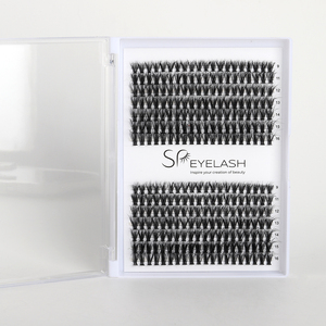 SP Lông Mi Cụm Lông Mi 240Pcs 30D 40D 50D C D Curl Dài Cá Nhân Lông Mi Hỗn Hợp Khay Tự Làm Lash Mở Rộng Kit - Product Image 5