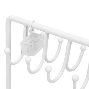 ขาตั้งเครื่องประดับโลหะสินค้ามาใหม่ดีไซน์พรีเมี่ยมพร้อมที่วางเครื่องประดับเคลือบสีขาวมันวาวเป็นที่ต้องการสูงสำหรับตกแต่งห้องนอนและโต๊ะ - Product Image 2