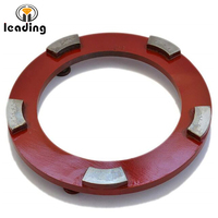 Klindex Hyper penggiling, alat gerinda lantai marmer, Kustom OEM kompatibel, 7 Segmen berlian 8 inci/200mm untuk batu