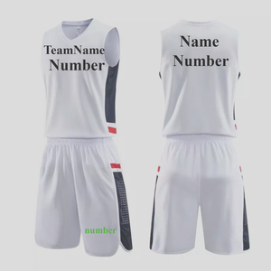 Maillot de basket-ball à séchage rapide personnalisé pour hommes, uniformes de sport respirants, conception réversible pour ensemble actif - Product Image 4