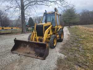 Used Loader Caterpillar 416 usato terne escavatore CAT416E con buone condizioni su 4 ruote Spot a parigi - Product Image 4