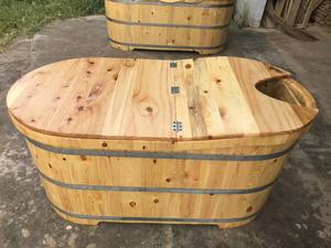 โรงงาน Vigifarm เวียดนามส่งออกอ่างน้ําร้อนไม้ธรรมชาติ อ่างอาบน้ําไม้และผลิตภัณฑ์ไม้อื่นๆ อ่างสปา - Product Image 6