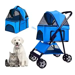 TH-PSP-205 Wholesale price Vietnam Stroller Supplier New Model Simple Pet Stroller Durable Frame for Traveling