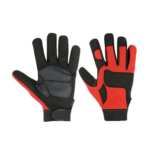 Venta caliente logotipo personalizado ODM servicios fábrica coser en precio asequible Guantes de mecánico - Product Image 1