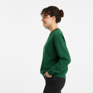 Sudadera Deportiva de Invierno para Mujer, Proveedor de Fábrica OEM, Venta al por Mayor, Sudadera de Forro Polar Personalizada, Manga Larga, Informal, para Gimnasio, Moda - Product Image 4