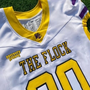 Venta al por mayor uniforme de fútbol americano Conjunto personalizado Supporter Jersey aparejo sarga sublimación disponible 7V7 uniforme chaqueta de fútbol - Product Image 4