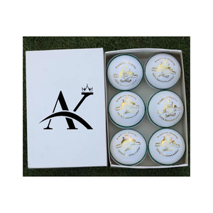 Handmade <b>White</b> <b>Cricket</b> Balls Leather 4 Piece - Product Image 1