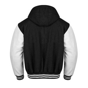 Chaqueta Deportiva Arbaz con Cremallera, Reversible, para Invierno y Primavera, Estilo Vintage Varsity Hip Hop, Tejido de Lana Transpirable, Delgada - Product Image 2