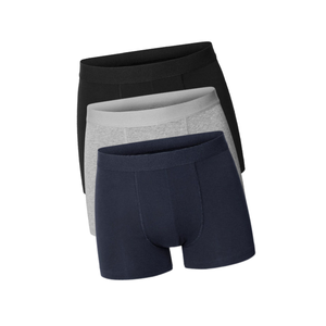 Meilleur prix Shorts en coton pour hommes Logo personnalisé Sous-vêtements respirants en spandex Modal Emballage personnalisé Vinh Hung Vêtement Vietnam - Product Image 3