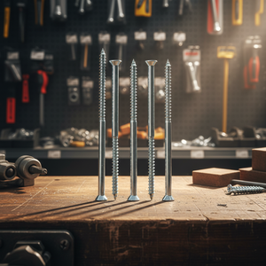 Tornillo Autorroscante para Madera PDC Modelo 2, Acero al Carbono de Alta Resistencia, Rosca Gruesa, Punta Afilada, Óxido Negro, Métrico/Pulgadas, Clase 4, DIN ISO - Product Image 1