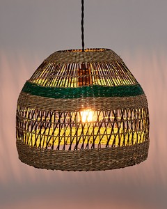 Hot Deal sur l'abat-jour en jonc de mer doux au design moderne luxueux fabriqué à la main au Vietnam avec des matériaux naturels de haute qualité - Product Image 2