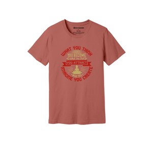 Camiseta de algodón 100% con estampado de temas de Buda, estilo informal, 12 opciones de color, 160-180, colocación de diseño personalizable GSM pesado - Product Image 3