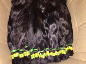 เวอร์จินอินเดียต่อผมเต็มหนังกําพร้าPeloต่อผมหยิกHumaneธรรมชาติหน่วยเดียวกระเป๋าผมดิบไม่มีRemy - Product Image 3