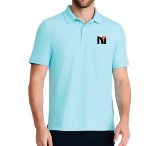 Polo pour hommes en coton polyester 200gsm de haute qualité logo brodé personnalisé Polo T-shirt Polo de golf - Product Image 2