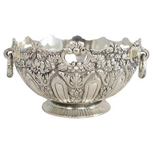Handmade Customized Silver Plating Brass Aluminum Decorative Bowl Premium Finished Hotel Serving Bowls Home and <b>Table</b> Decoration - Product Image 6