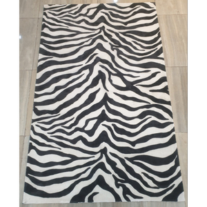 พรมปูพื้นแบบหรูหราทำด้วยมือแบบสั่งทำพรมผ้ากำมะหยี่ทันสมัยสำหรับห้องนั่งเล่นทำด้วยมือ Belgium-อินเดียซักได้ - Product Image 1