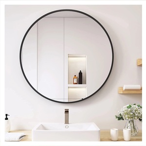 Decorative <b>Wall</b> <b>Mirror</b> <b>Hanging</b> Metal Frame for Home Decor Wash Basin Living Room Bedroom Decorative <b>Wall</b> <b>Mirror</b> <b>Hanging</b>. - Product Image 3