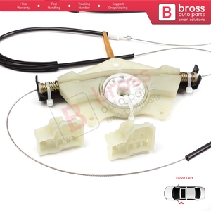 Kit de réparation de lève-vitre BWR409, porte avant gauche pour Passat B5 B5.5 3B 3BG Superb MK1 B5 3U 3B1837461 - Product Image 6