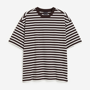 T-shirt oversize personnalisé pour hommes Logo imprimé 100% coton T-shirt grande taille T-shirts grands et grands T-shirt coupe ample - Product Image 6