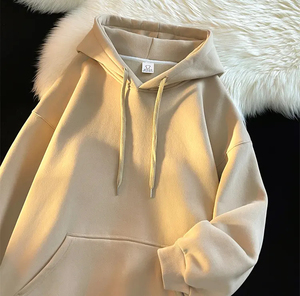 เสื้อฮู้ดระบายอากาศของผู้ชายเสื้อฮู้ดแบบสตรีทจำนวนมากสำหรับเสื้อสเวตเตอร์พิมพ์ลายพัฟเสื้อฮู้ดสีพื้นสำหรับฤดูหนาวกำหนดโลโก้เอง - Product Image 3