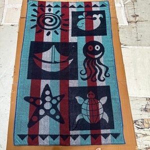 Ensemble de serviettes de bain de plage imprimées 100% coton Serviettes en viscose de classe bon marché - Product Image 5