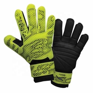 Gants de gardien de but professionnels au design personnalisé Gants de gardien de football antidérapants avec paume en cuir à petit budget pour toutes les tailles de sport - Product Image 5