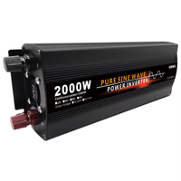 Convertisseur de courant alternatif HOULI modèle HPZ2000 1000W 1600W 2000W 4000W monophasé pour voiture et usage domestique 50/60Hz 90% d'efficacité onde sinusoïdale pure DC 24V