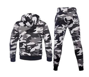 ชุดวอร์มลายพรางมีฮู้ดสำหรับผู้ชายชุดวอร์มสำหรับวิ่งจ๊อกกิ้ง - Product Image 2