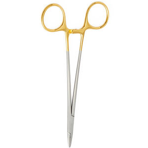 Pince porte-aiguille Debakey pince à suture chirurgicale demi-or droite pince à suture chirurgicale en acier inoxydable pince de salle d'opération chirurgicale - Product Image 3