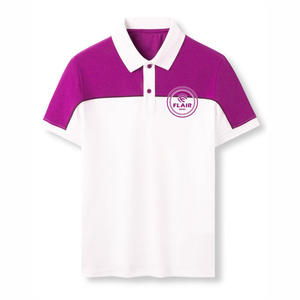 Offre Spéciale hommes 100% coton pour Polo T-Shirt personnalisé bonne qualité couleur unie Style décontracté motif 180g tissu poids avant - Product Image 6